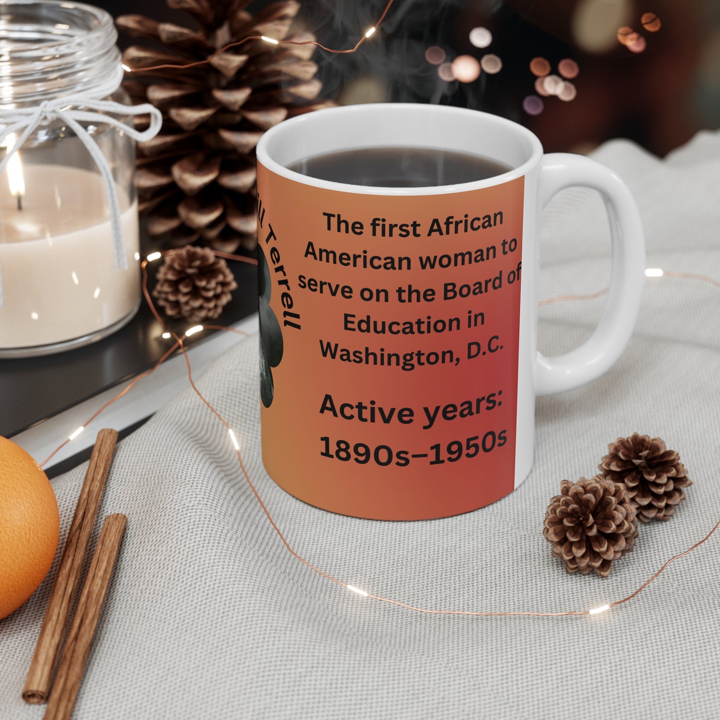 Mary Churchill Terrell Ceramic Mug 11oz