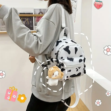 Load image into Gallery viewer, Animal Print Nylon Backpack