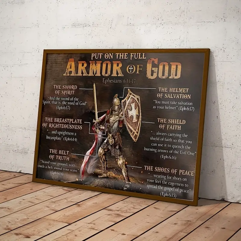 Armor Of GodArmor of God 8x12 Inspirational Wall Art Print - Ephesians 6:11-17