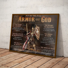 Load image into Gallery viewer, Armor Of GodArmor of God 8x12 Inspirational Wall Art Print - Ephesians 6:11-17