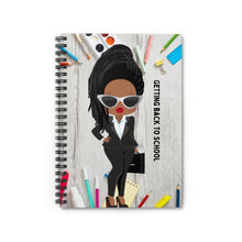 Load image into Gallery viewer, Getting back to school Spiral Notebook - Ruled Line