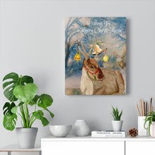 Load image into Gallery viewer, Stretched Canvas Merry Christ-Moose