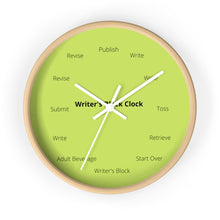 Load image into Gallery viewer, The Writer's Block Collection Wall clock