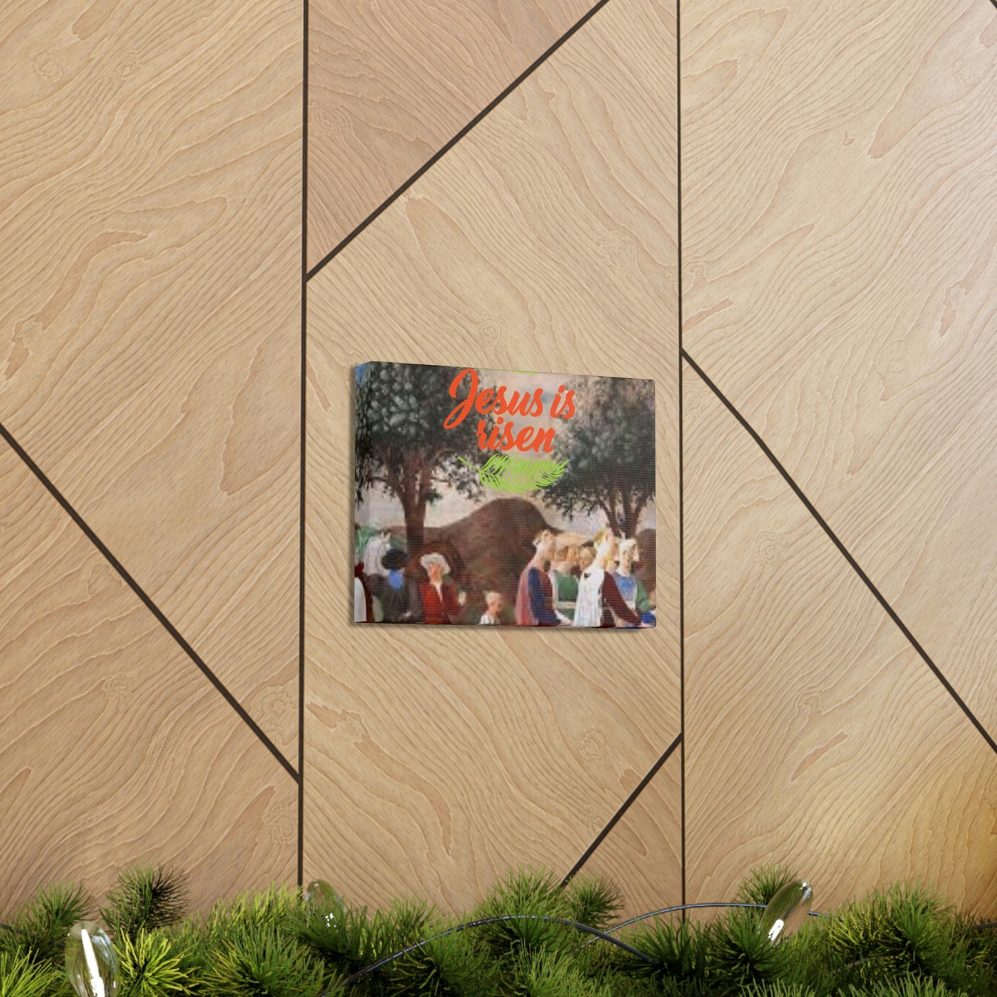 Jesus is Risen High-Quality Canvas Gallery Wraps