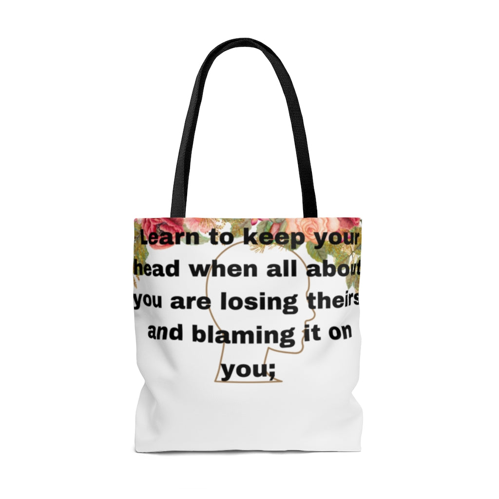 Rudyard Kipling "If" AOP Tote Bag