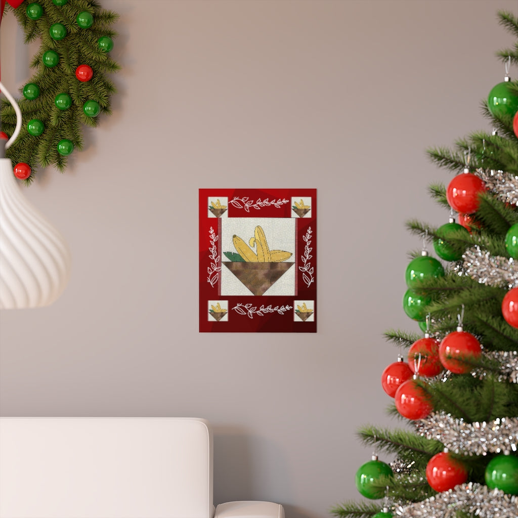 Banana Quilt Premium Matte vertical posters