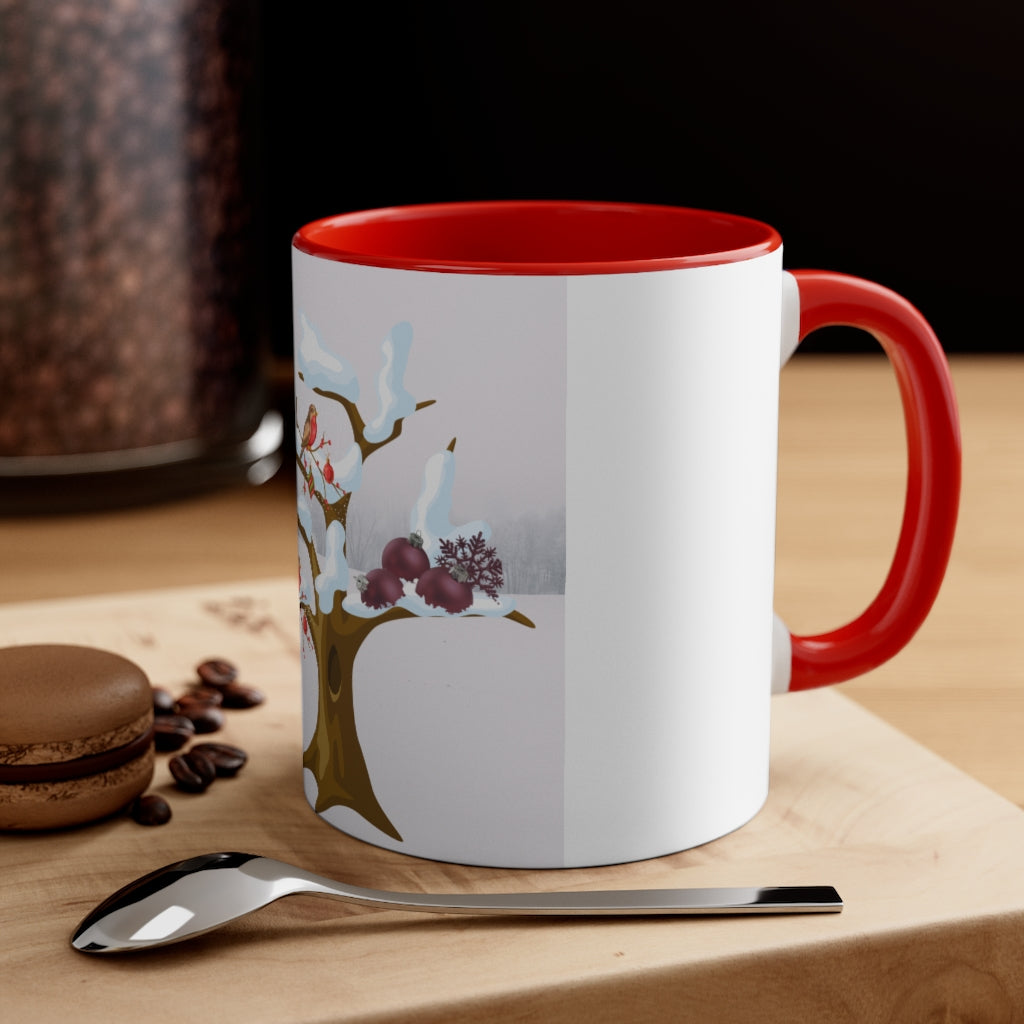 Holiday Cardinal Accent Mug