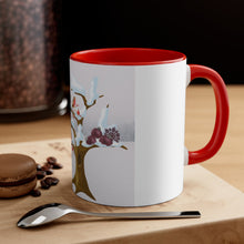 Load image into Gallery viewer, Holiday Cardinal Accent Mug