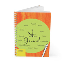 Load image into Gallery viewer, The Writer's Block Collection Spiral Notebook