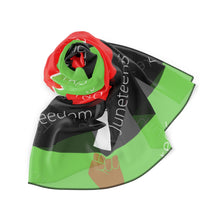 Load image into Gallery viewer, Juneteenth Freedom Day Poly Scarf