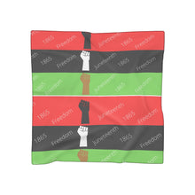 Load image into Gallery viewer, Juneteenth Freedom Day Poly Scarf