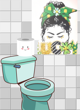 Load image into Gallery viewer, St. Patrick's Day - A Lucky Lady Canva