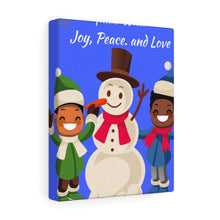 Load image into Gallery viewer, Joy, Peace, and Love Canvas Gallery Wraps