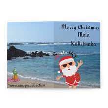 Load image into Gallery viewer, Greeting Cards (5 Pack) Mele Kalikimaka Hawaiian