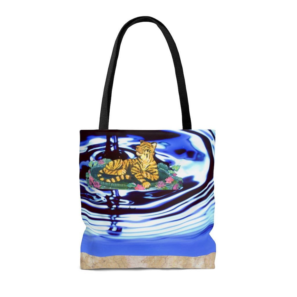 AOP Chinese Water Tiger Designed Tote Bag