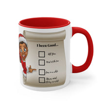 Load image into Gallery viewer, Coffee Mug, 11oz Checklist Accent
