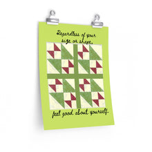 Load image into Gallery viewer, Quilted Shapes Premium Matte vertical posters