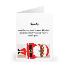 Load image into Gallery viewer, Greeting Cards (5 Pack) Santa Won't Be Coming