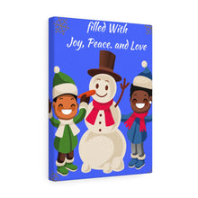 Load image into Gallery viewer, Joy, Peace, and Love Canvas Gallery Wraps