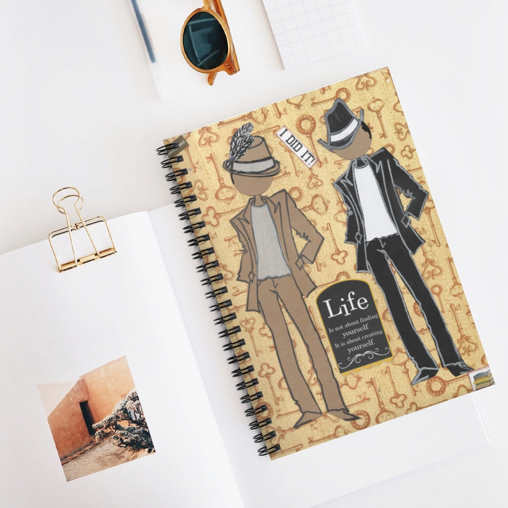 Father's Wisdom Spiral Notebook - Ruled Line