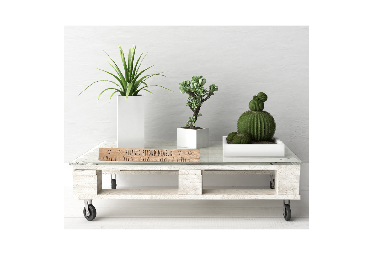 Wood Word Block Home Decoration