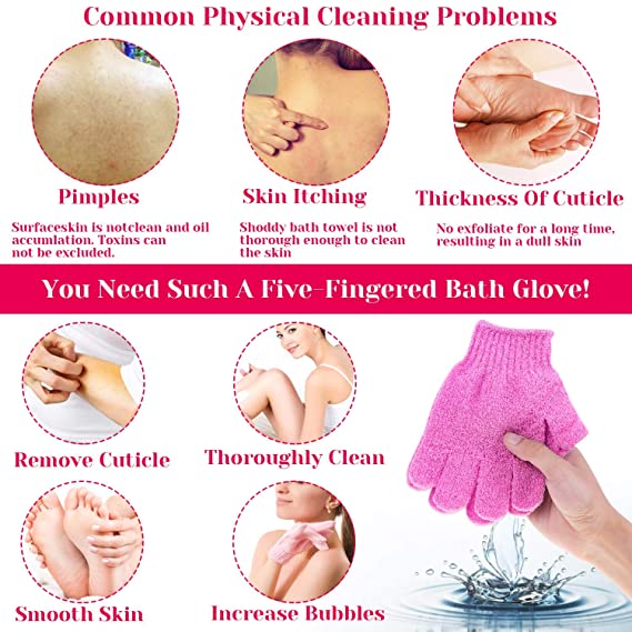 CLASSIANA Exfoliating gloves