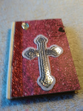 Load image into Gallery viewer, Mini Altered Hard Covered Pocket Notebook