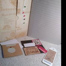 Load image into Gallery viewer, Composition Notebook Altered "Christmas in the Air"