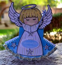 Kanban Christmas Angel Wobbler