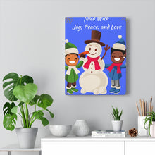 Load image into Gallery viewer, Joy, Peace, and Love Canvas Gallery Wraps