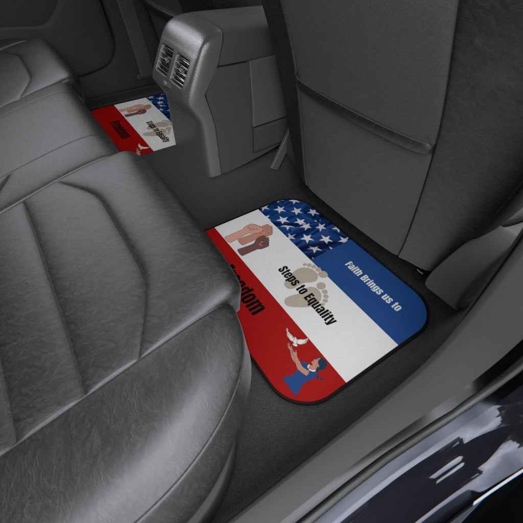 Patriotic Car Mats (2x Rear)
