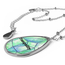 Load image into Gallery viewer, Tranquility Oval Necklace