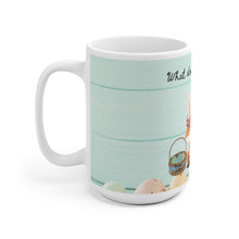 Load image into Gallery viewer, " WHAT DOES THE FOX SAY" Holiday Ceramic Mug (EU)