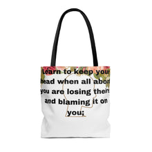 Load image into Gallery viewer, Rudyard Kipling "If" AOP Tote Bag