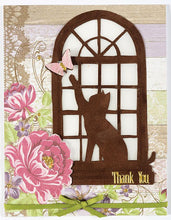 Load image into Gallery viewer, CAT SILHOUETTE EMBOSSING FOLDER