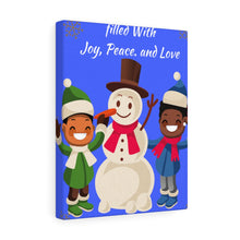 Load image into Gallery viewer, Joy, Peace, and Love Canvas Gallery Wraps