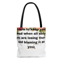 Load image into Gallery viewer, Rudyard Kipling "If" AOP Tote Bag