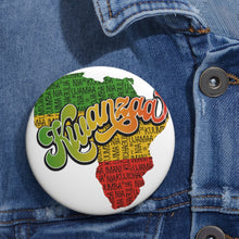 Load image into Gallery viewer, Kwanzaa Custom Pin Buttons