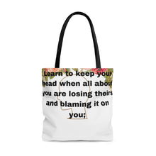 Load image into Gallery viewer, Rudyard Kipling "If" AOP Tote Bag