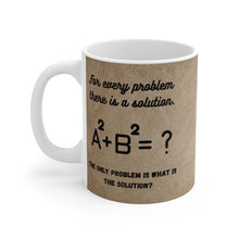 Load image into Gallery viewer, Grandma Sez White Ceramic Mug For Every Problem