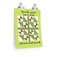 Load image into Gallery viewer, Quilted Shapes Premium Matte vertical posters