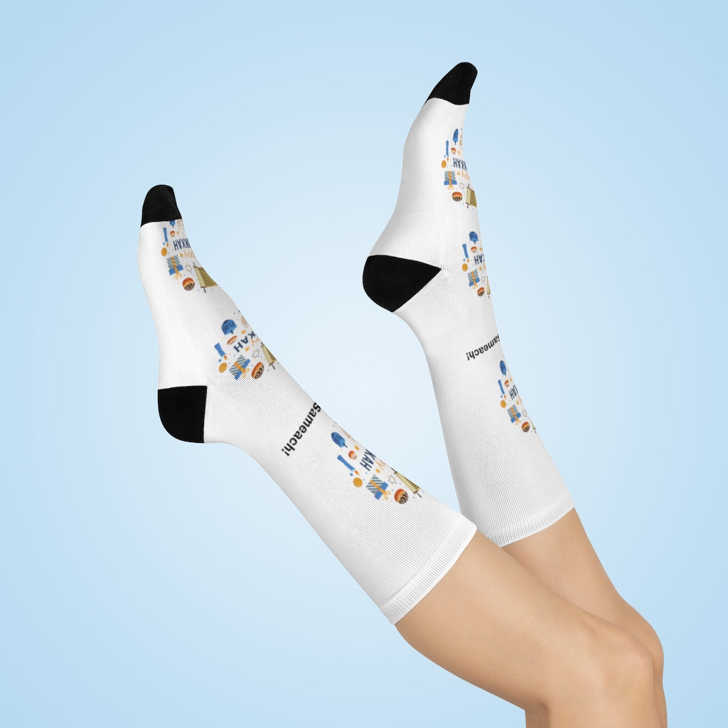 Hanukkah Crew Socks