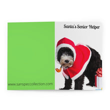 Load image into Gallery viewer, Greeting Cards (5 Pack) Christmas Card Santa's Senior Helper
