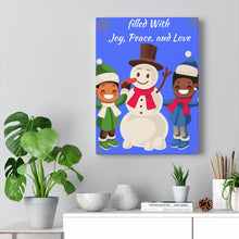 Load image into Gallery viewer, Joy, Peace, and Love Canvas Gallery Wraps