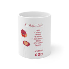 Load image into Gallery viewer, Sustain Life Ceramic Mug 11oz