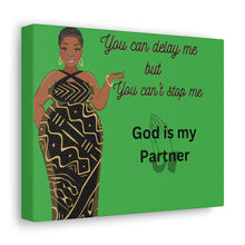 Load image into Gallery viewer, "God is My Partner" Canvas Gallery Wraps
