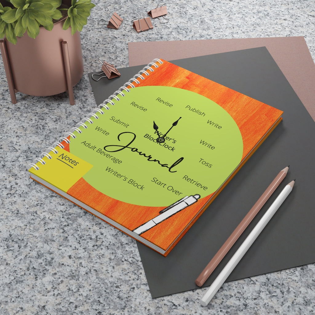The Writer's Block Collection Spiral Notebook