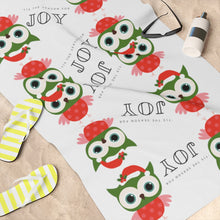 Load image into Gallery viewer, Holiday Owl Standard Towel