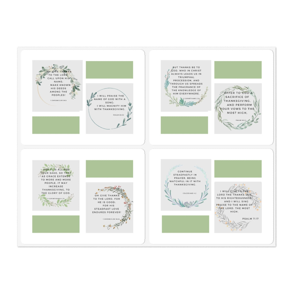 Give thanks Stickers