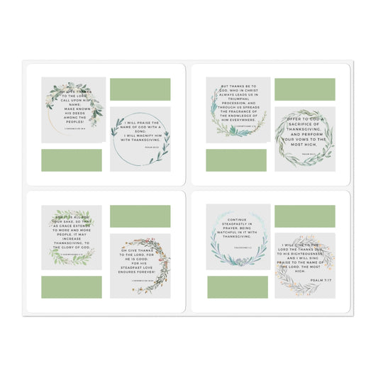Give thanks Stickers